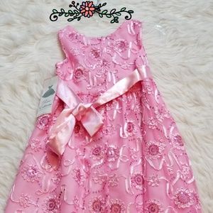 Rare Edition Big Girls Pink Dress Size 10